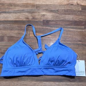 Carve designs dahlia bikini top new with tags, never worn